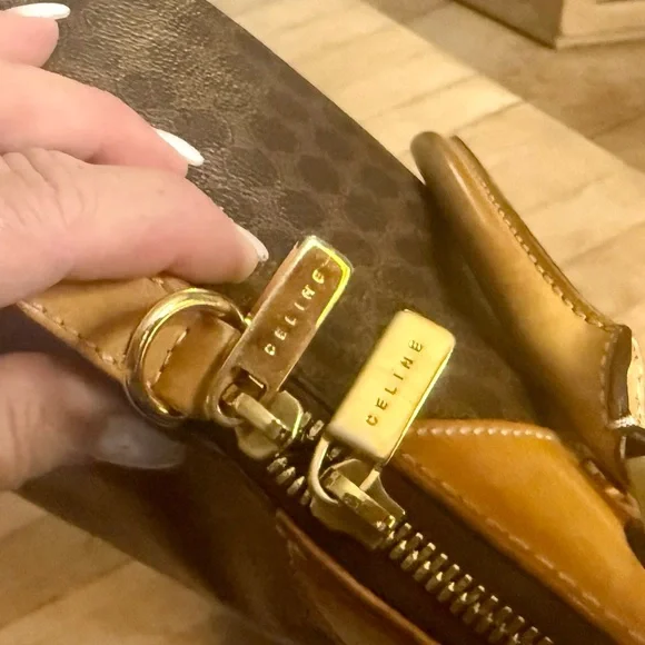 Celine Brown and Tan Handbag - Picture 10 of 15